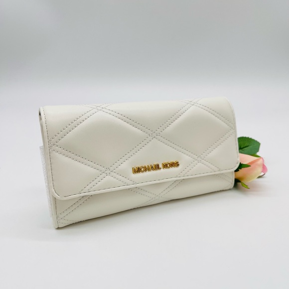 Michael Kors Large Trifold Wallet - Picture 1 of 7
